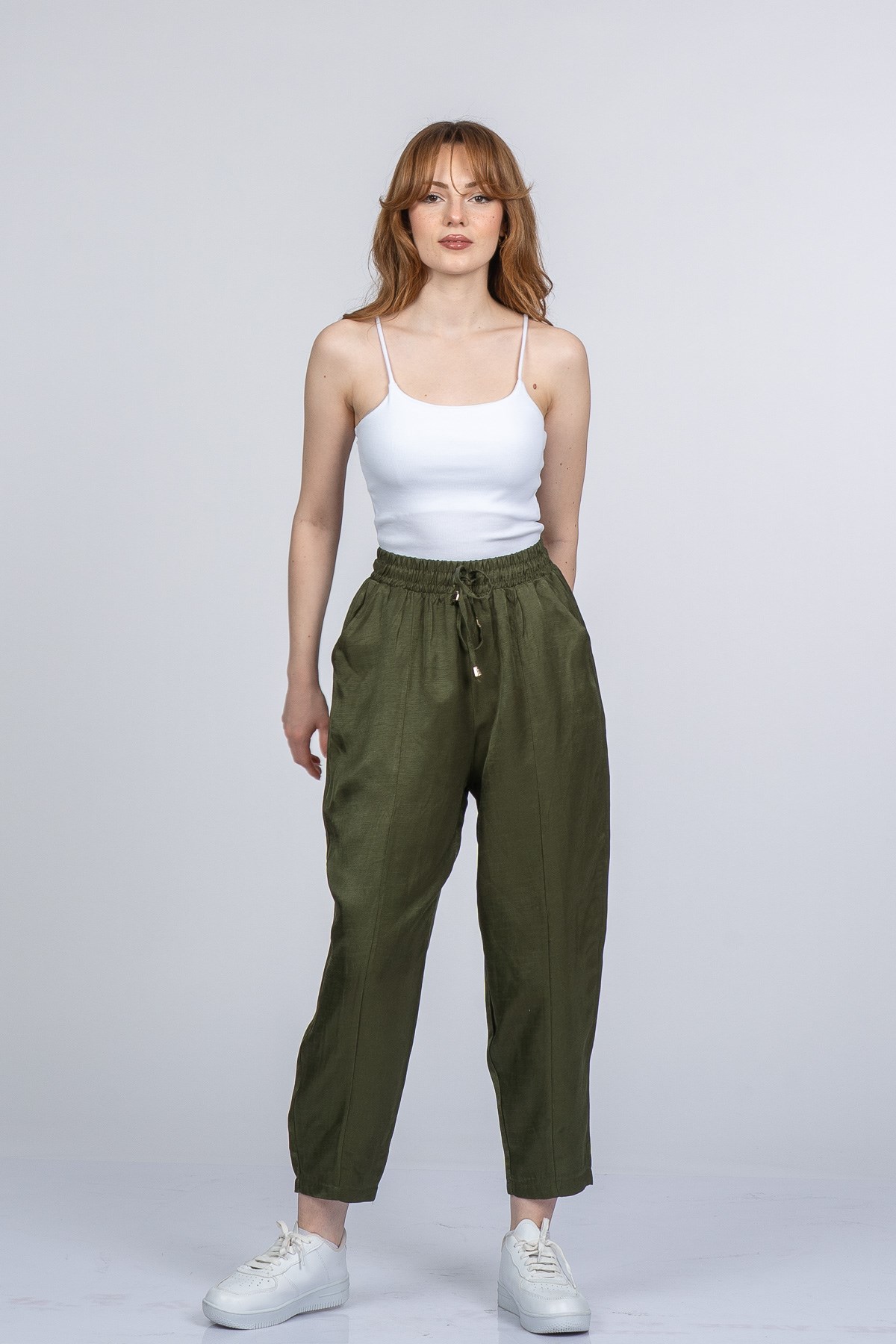 NICOLETTE BEL LASTİKLİ PANTOLON