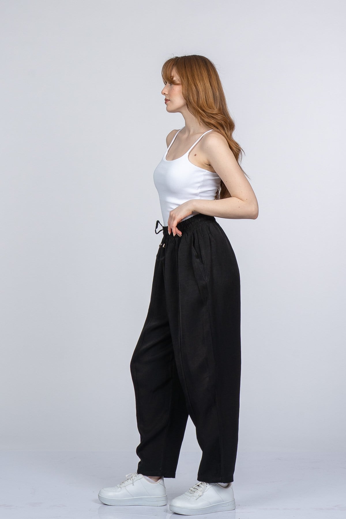 NICOLETTE BEL LASTİKLİ PANTOLON
