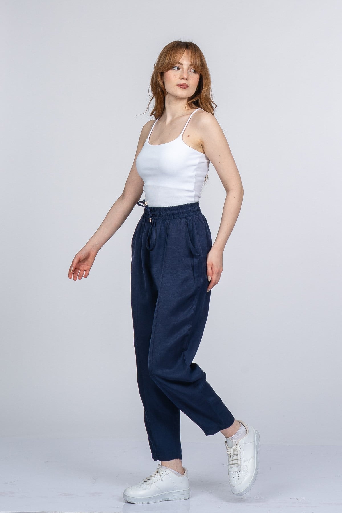 NICOLETTE BEL LASTİKLİ PANTOLON