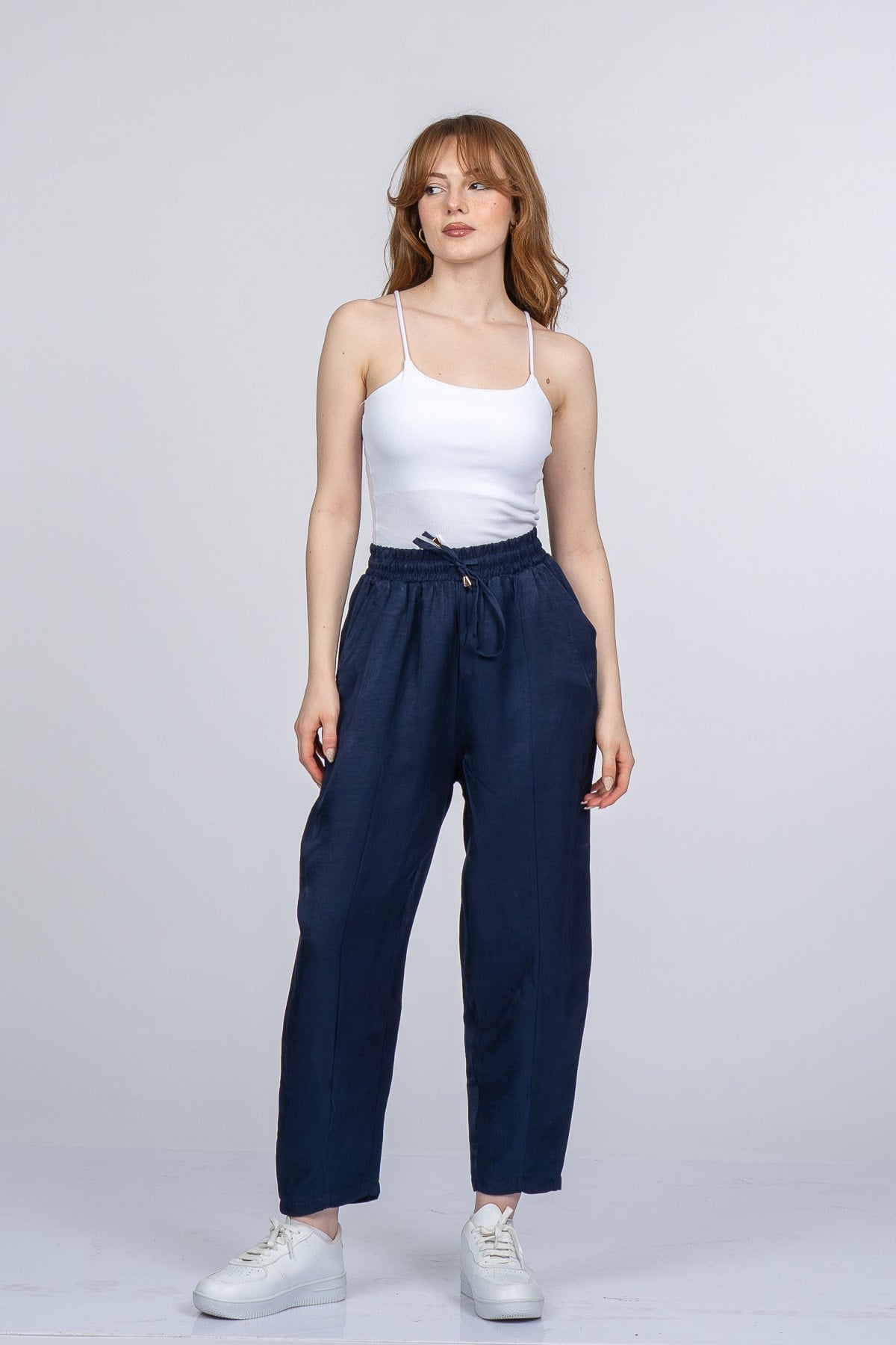 NICOLETTE BEL LASTİKLİ PANTOLON