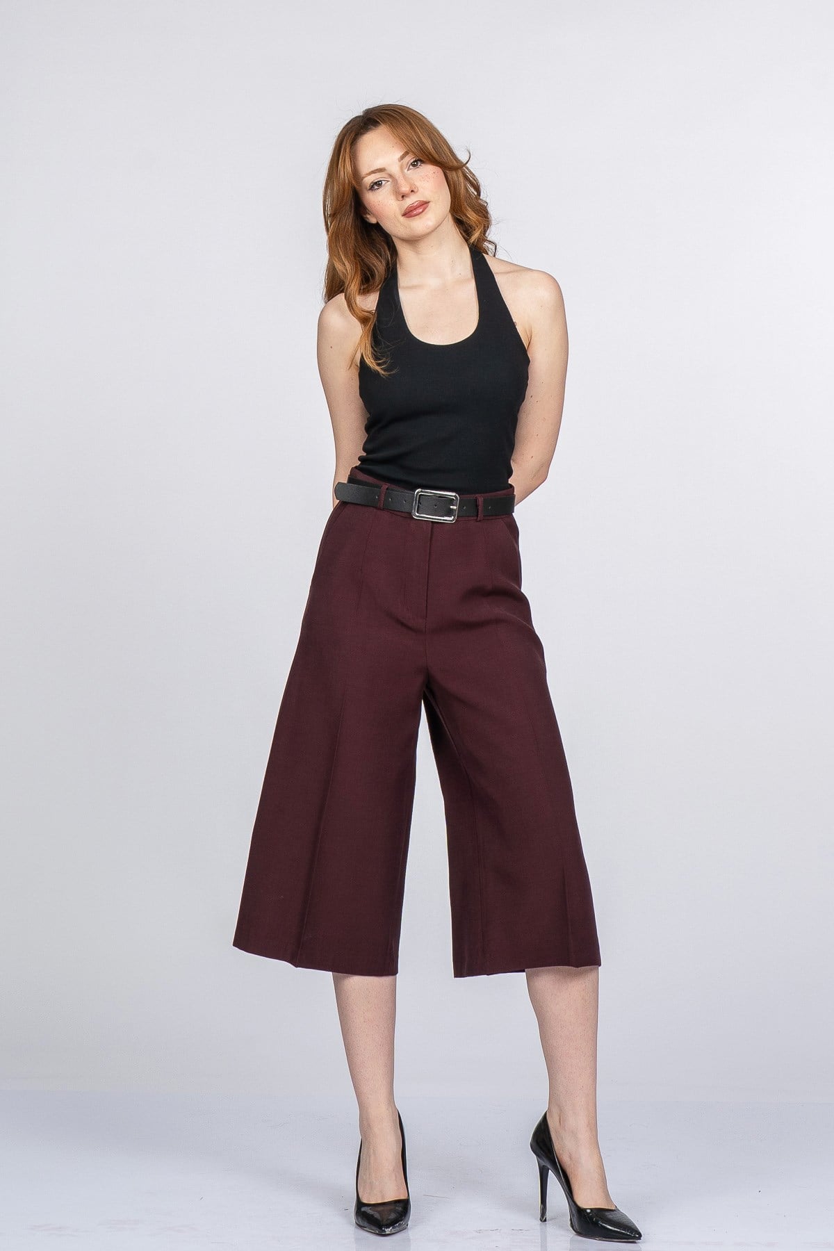 NIKKI KEMERLİ KISA PANTOLON