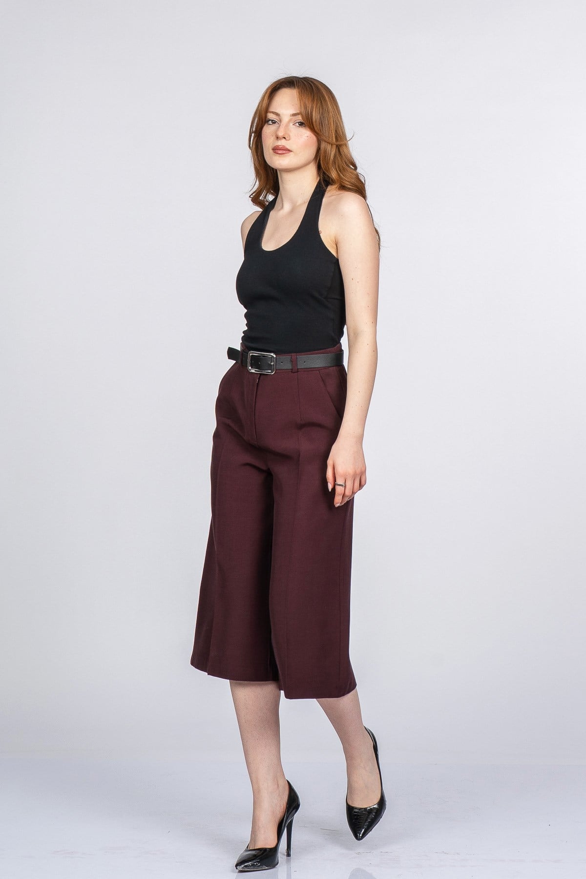 NIKKI KEMERLİ KISA PANTOLON
