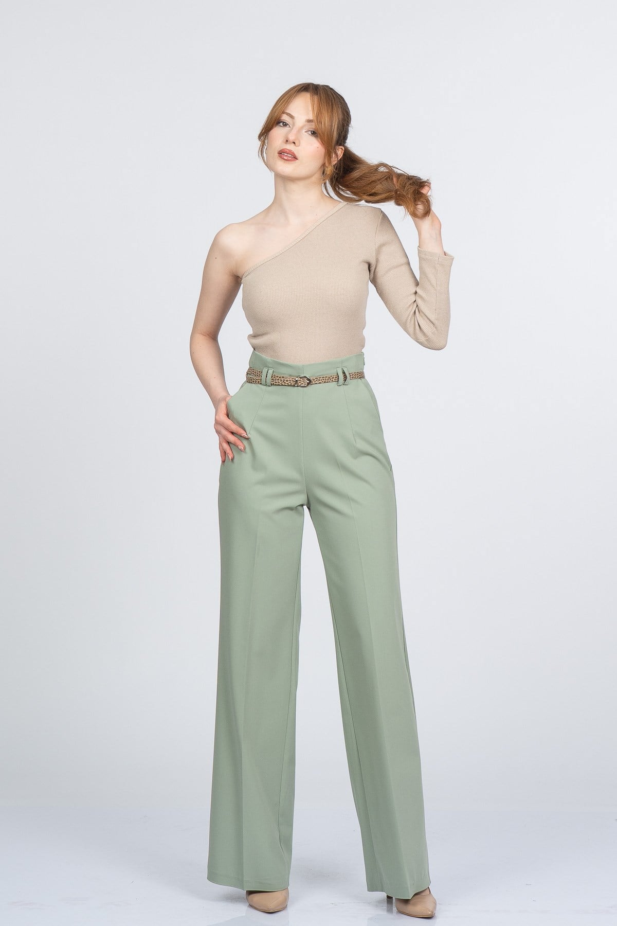 PALOMA KEMERLİ PANTOLON