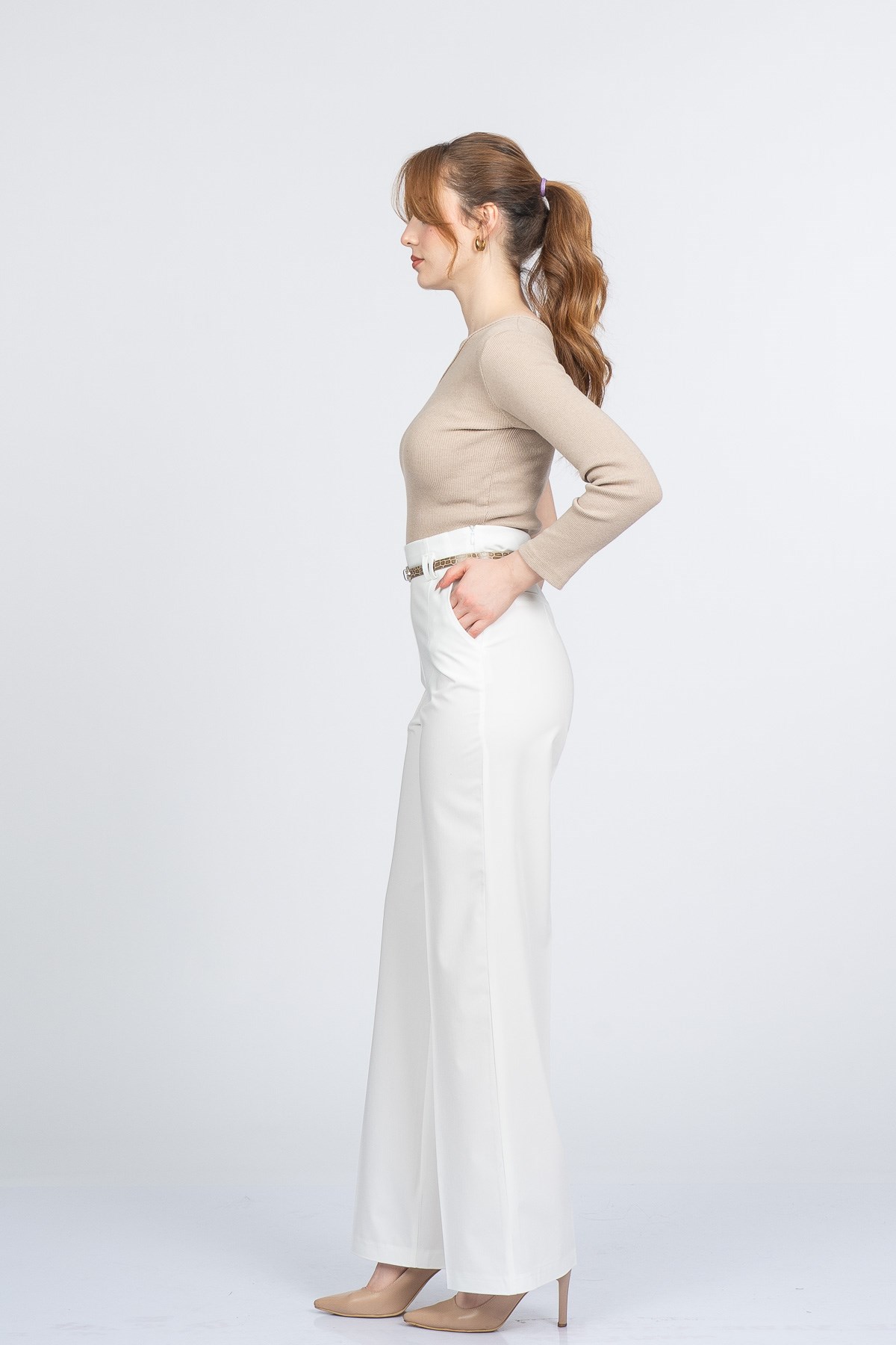 PALOMA KEMERLİ PANTOLON