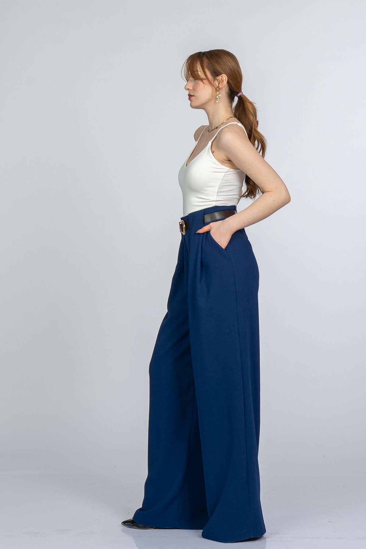 PAMELA PİLELİ PANTOLON