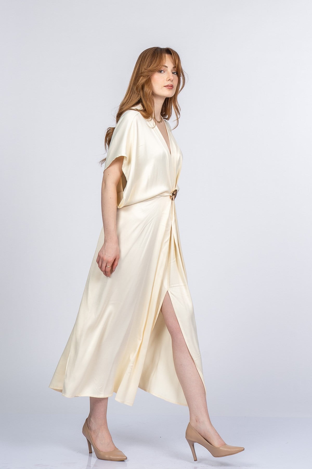 PRINCES SATEN OVERSIZE ELBİSE
