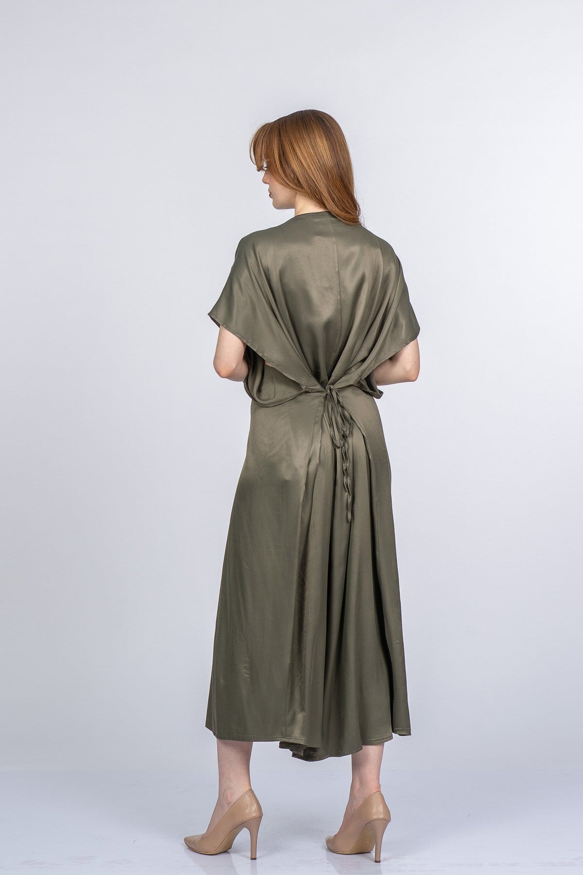 PRINCES SATEN OVERSIZE ELBİSE