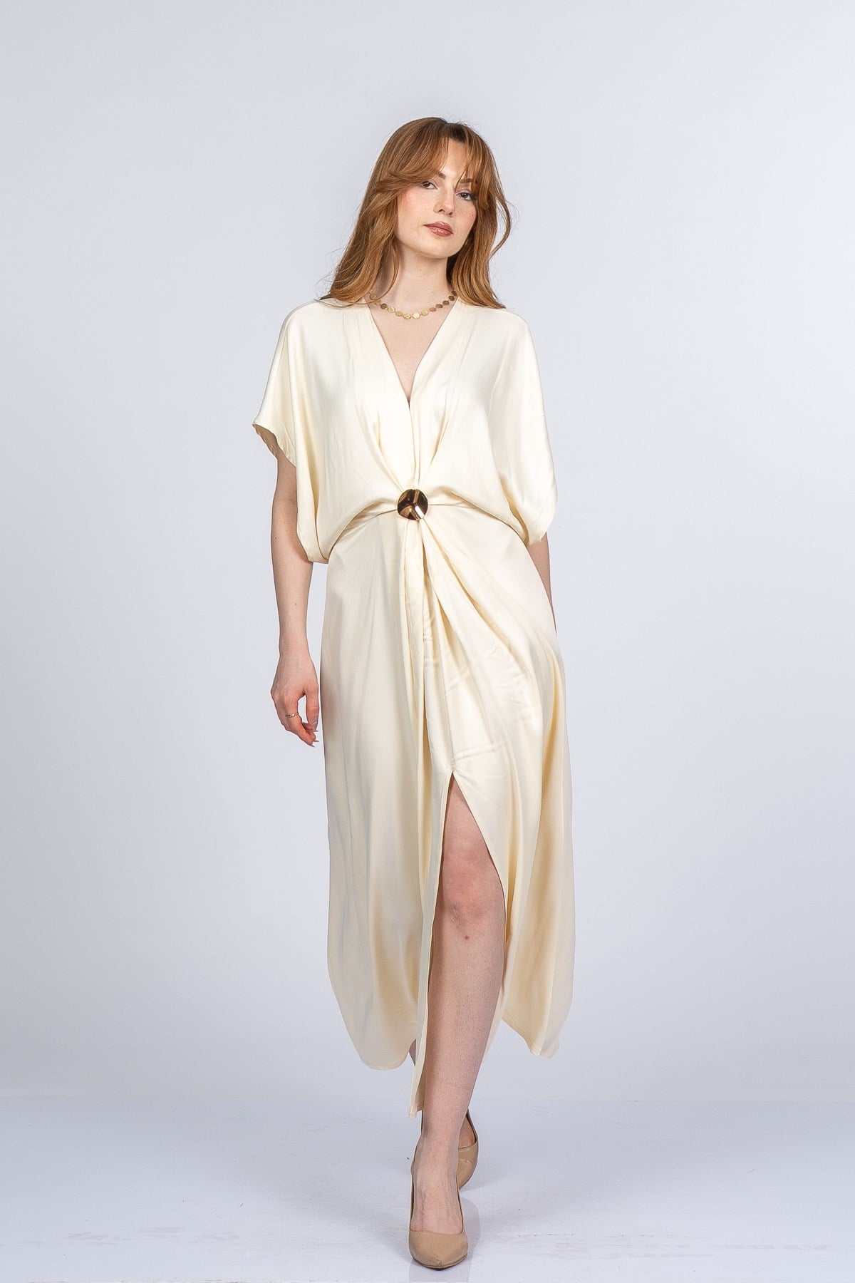PRINCES SATEN OVERSIZE ELBİSE