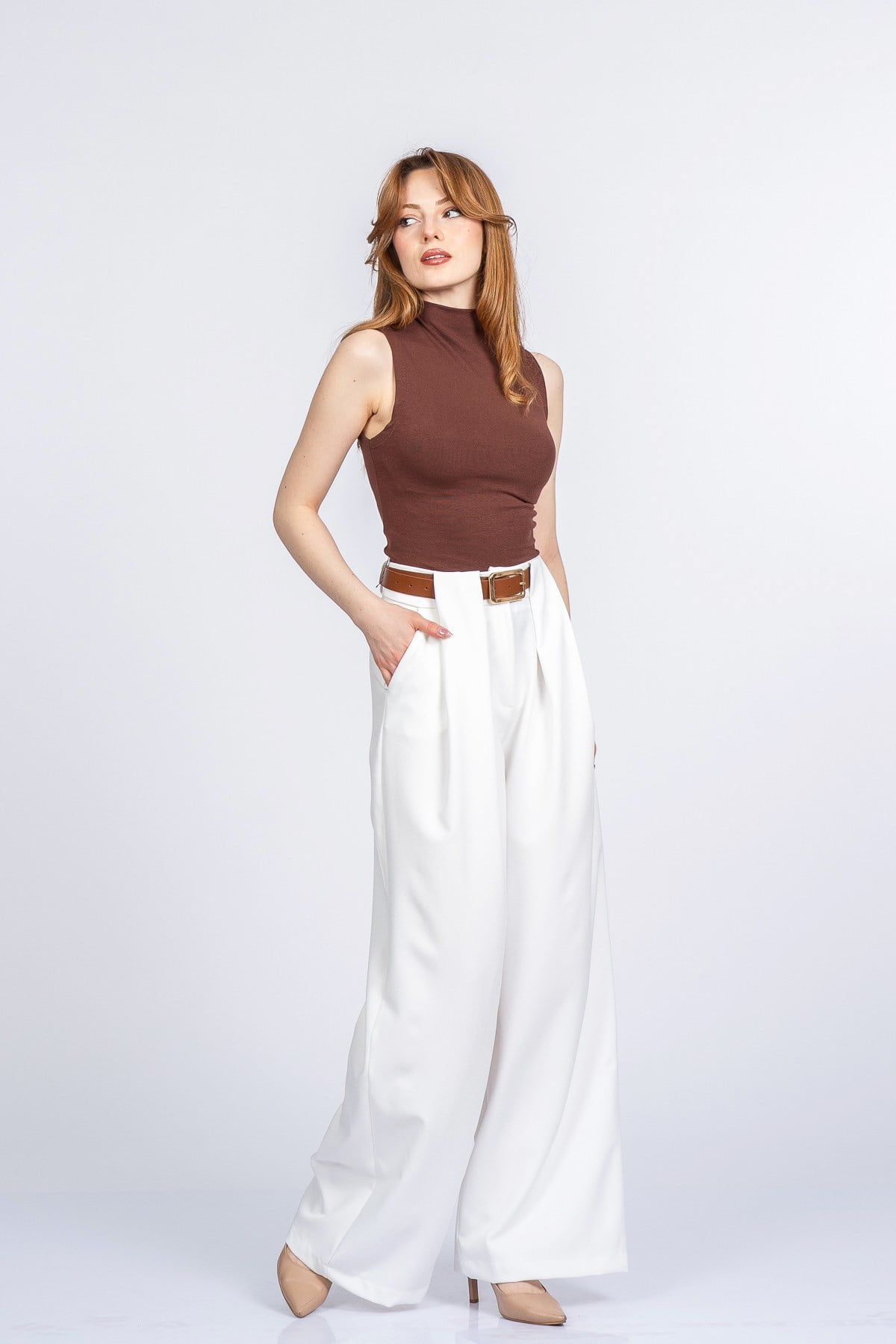REANNA KEMERLİ PANTOLON