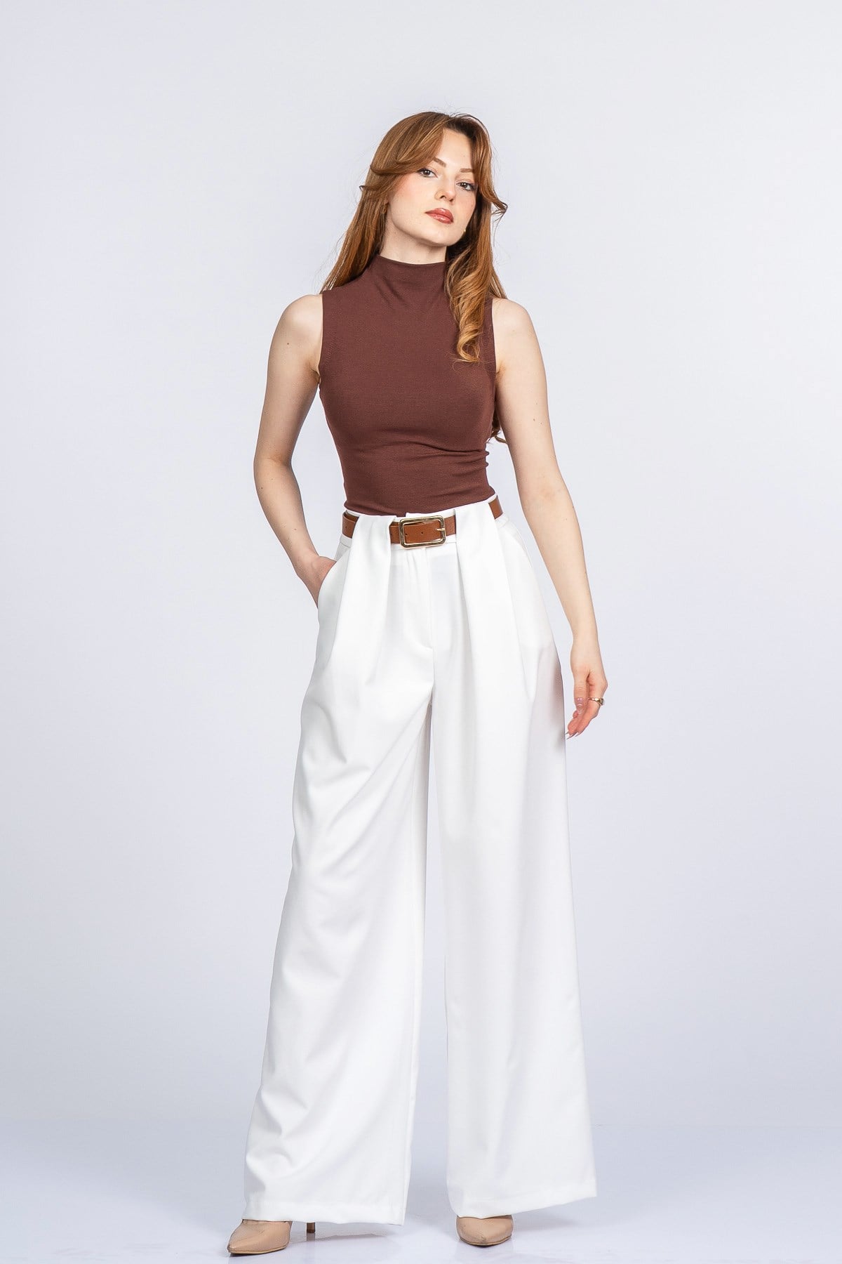 REANNA KEMERLİ PANTOLON