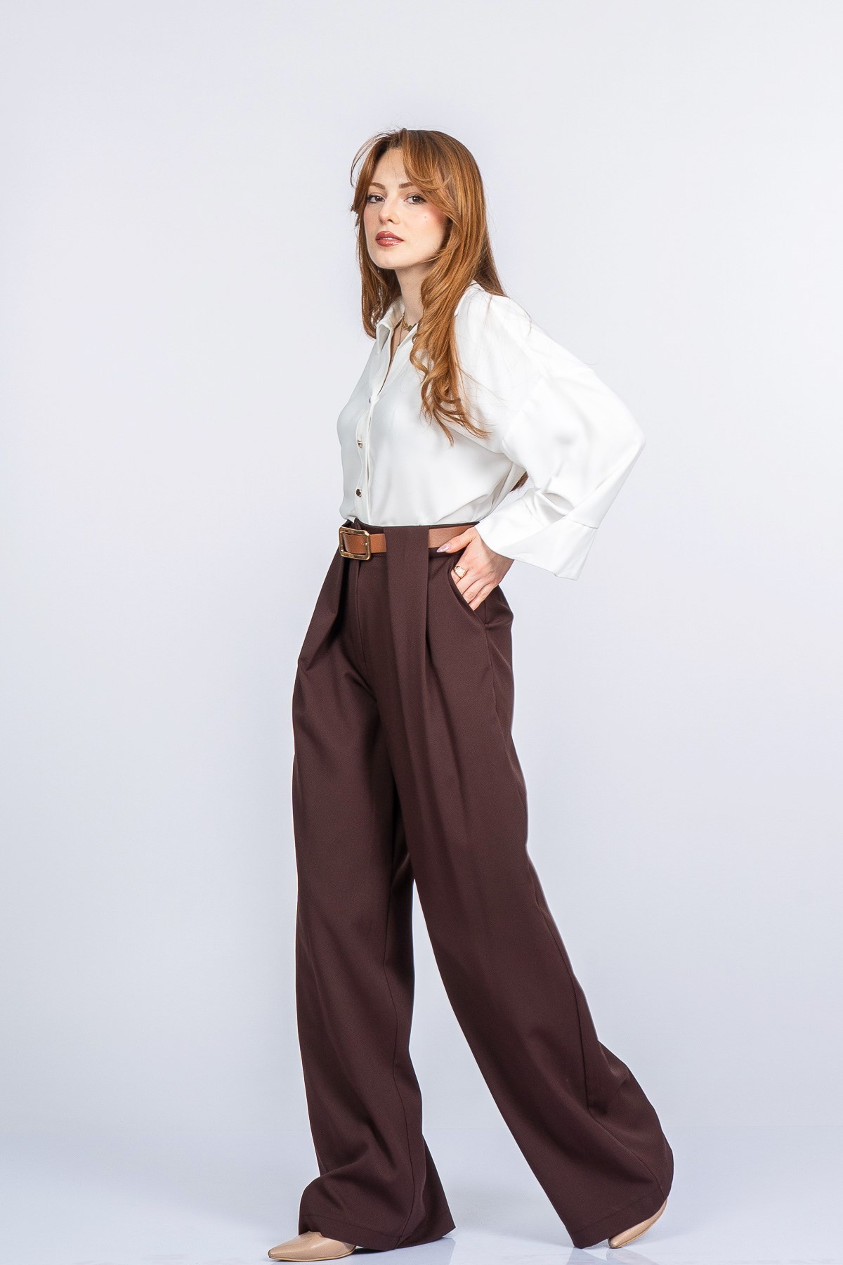 REANNA KEMERLİ PANTOLON