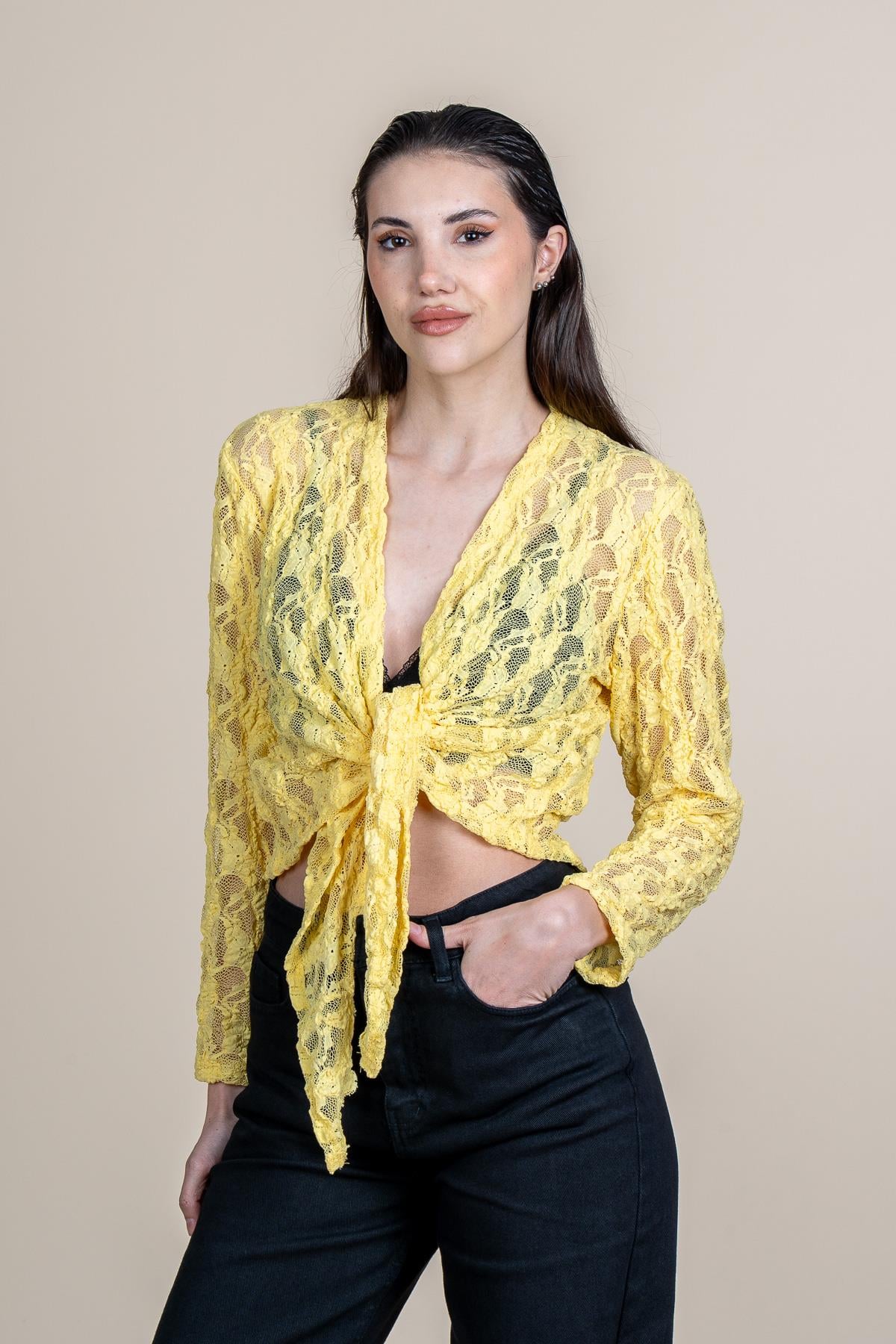ROWAN DANTELLİ BLUZ