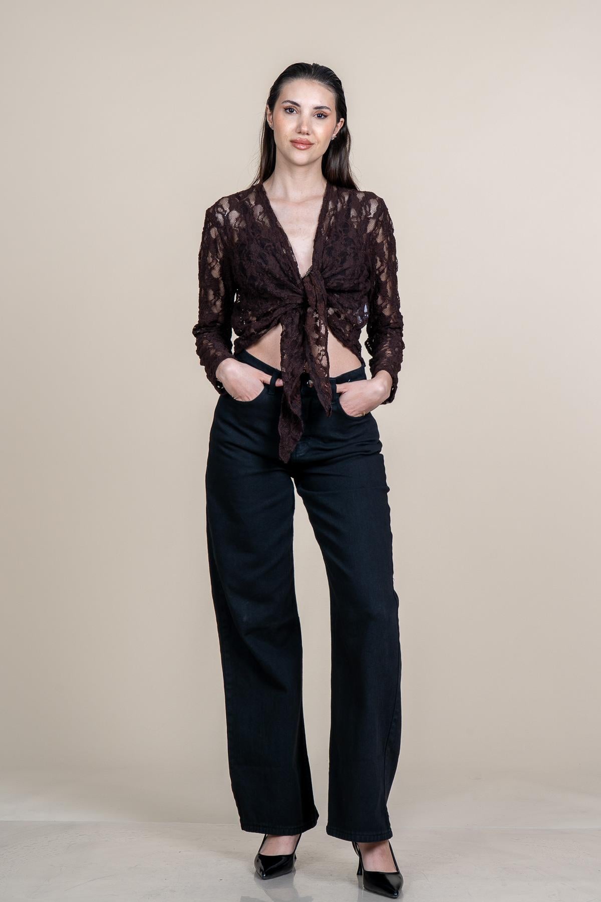 ROWAN DANTELLİ BLUZ