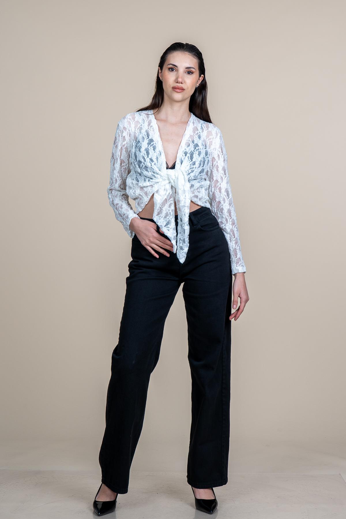 ROWAN DANTELLİ BLUZ