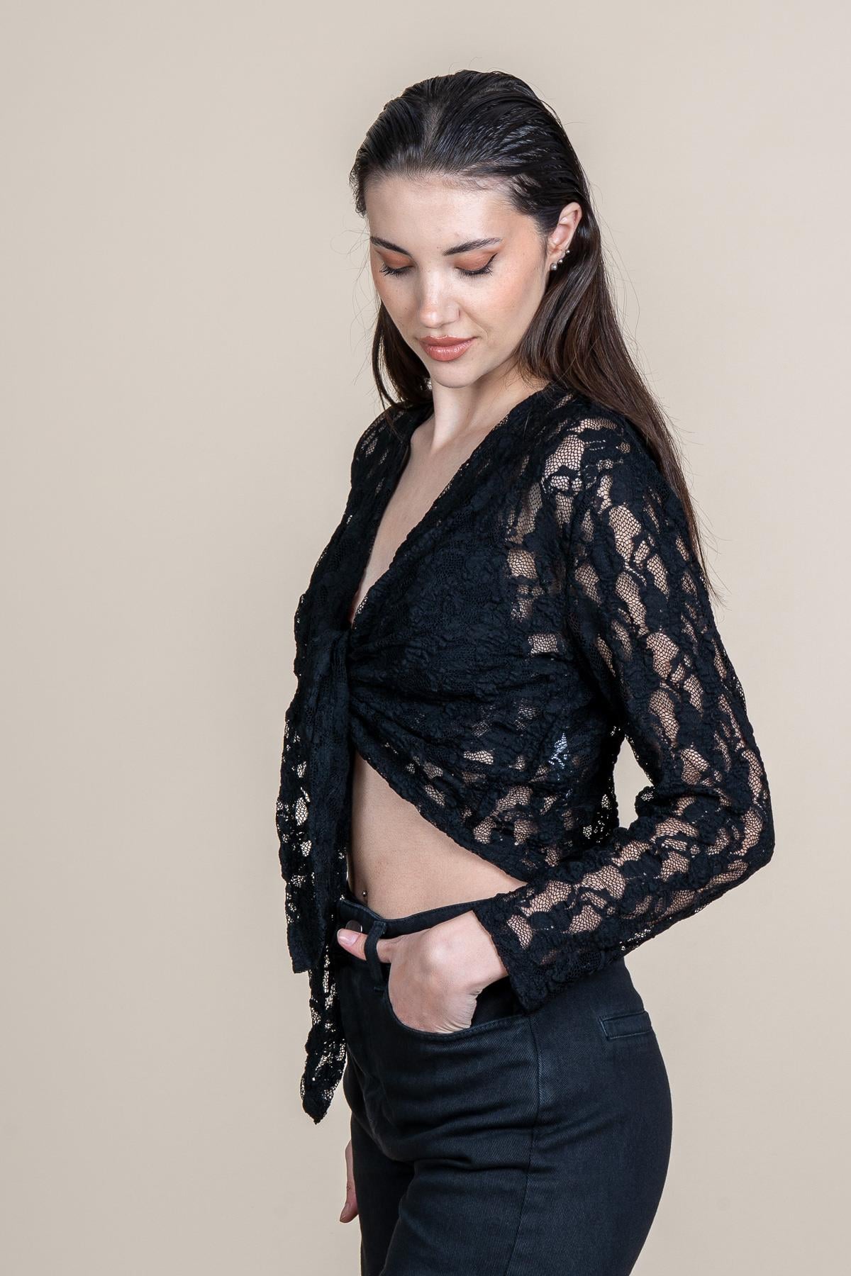 ROWAN DANTELLİ BLUZ