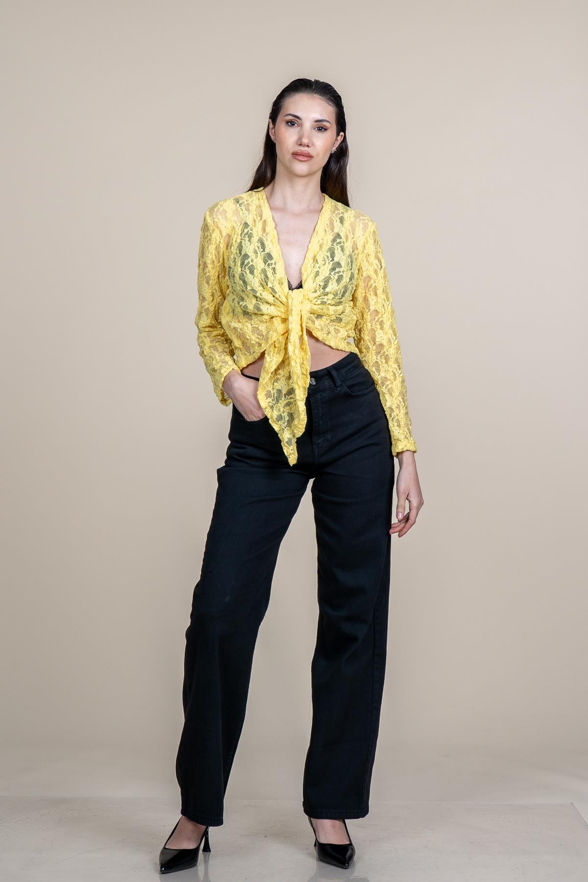 ROWAN DANTELLİ BLUZ