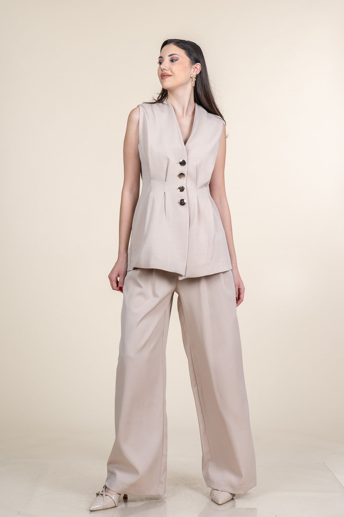 SAMIRA YELEK PANTOLON İKİLİ TAKIM
