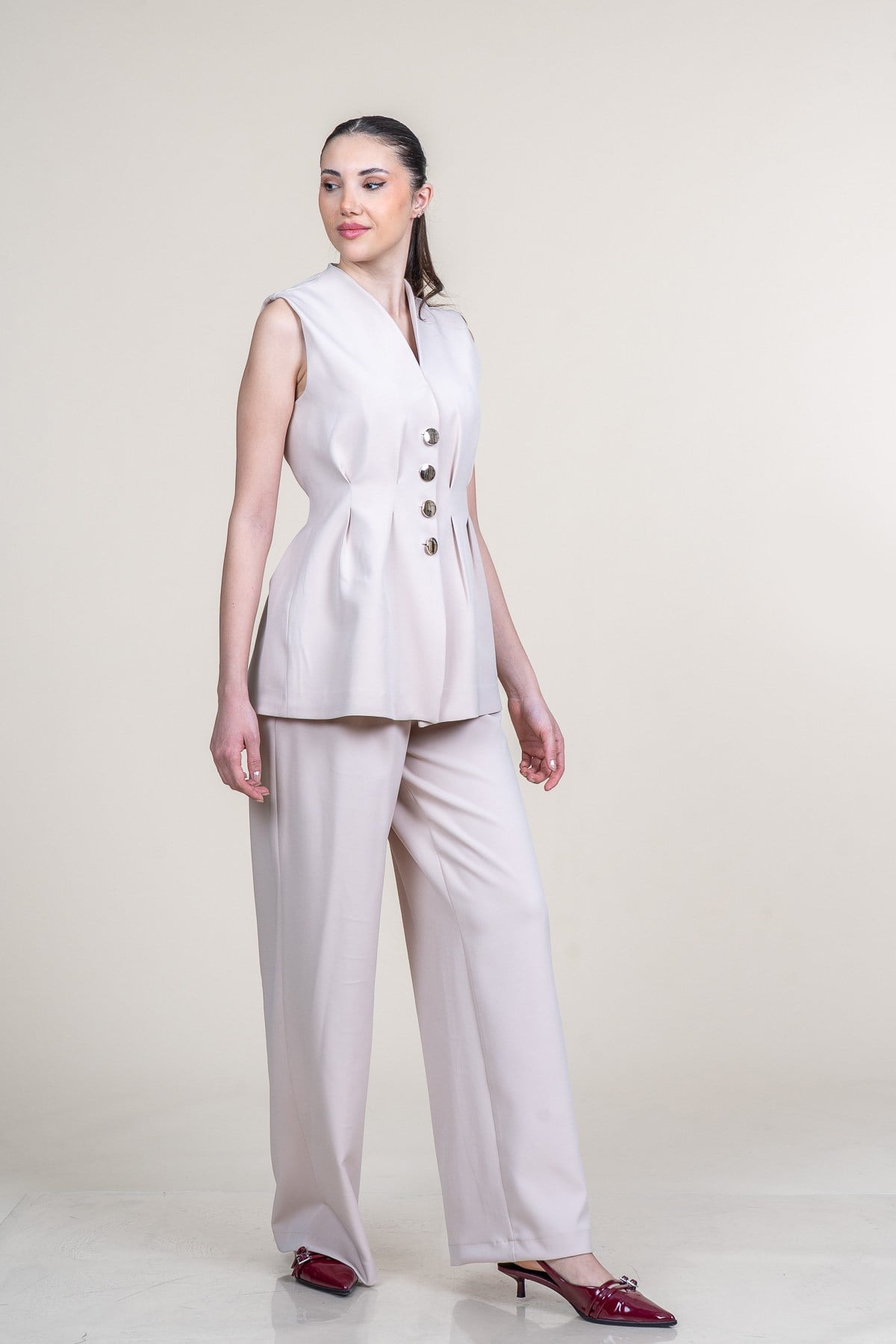 SAMIRA YELEK PANTOLON İKİLİ TAKIM