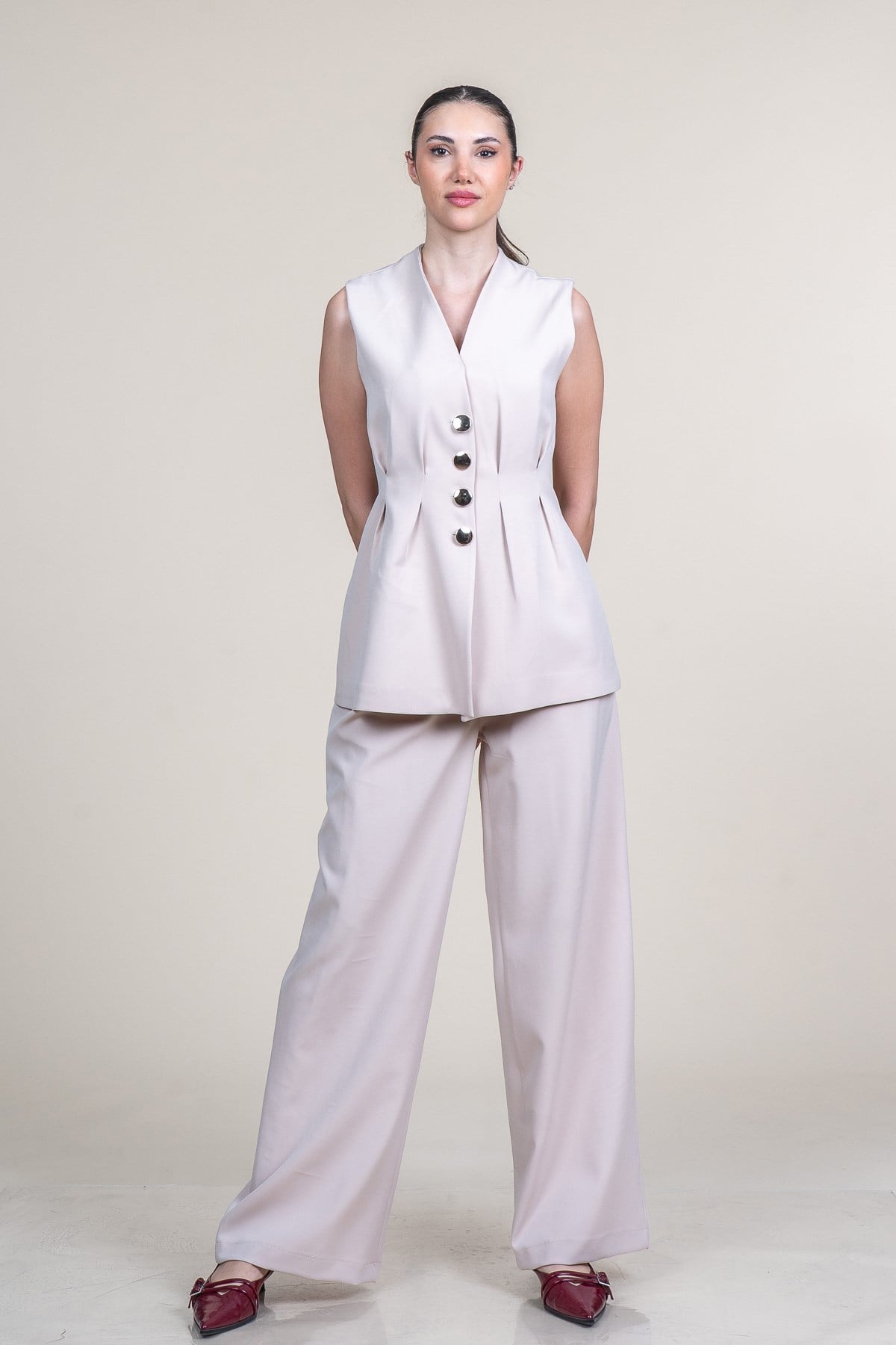 SAMIRA YELEK PANTOLON İKİLİ TAKIM