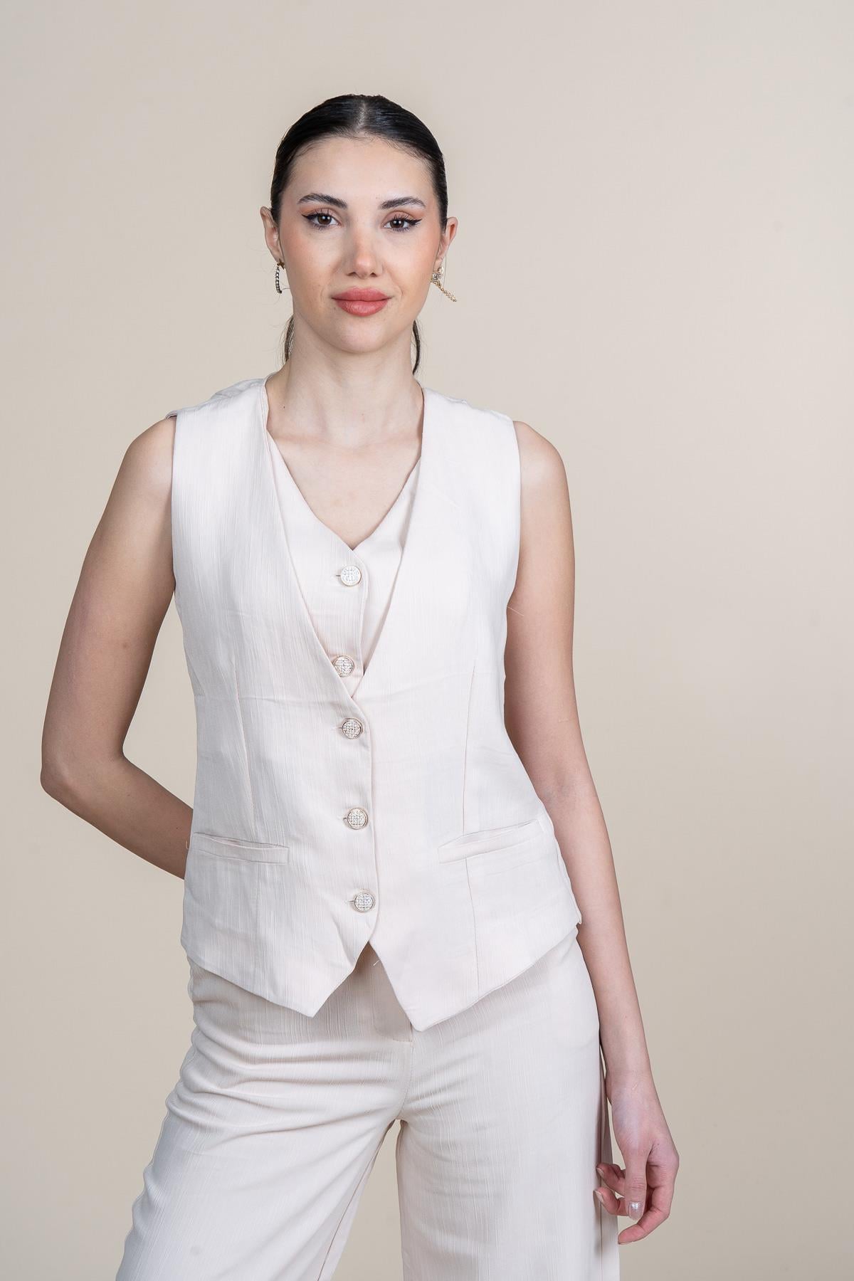 SANDRA YELEK PANTOLON İKİLİ TAKIM