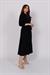 Beli Kuşgözü Lastikli Elbise 50307
