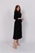Beli Kuşgözü Lastikli Elbise 50307
