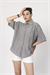 Keten Oversize Gömlek 70039