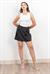 Pilikaşeli Mini Etek 6746