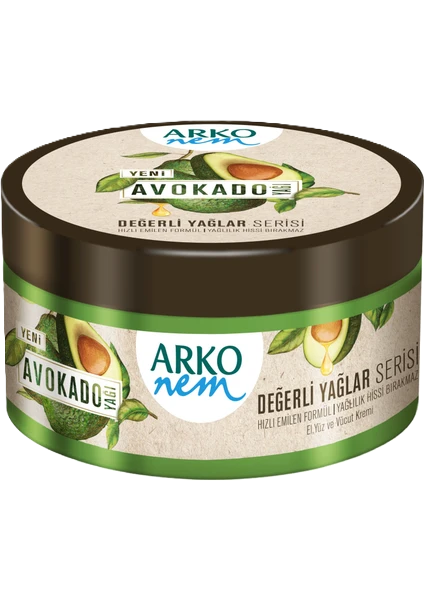 Arko Nem Değerli Yağlar Avokado Yağlı Krem 150 ml