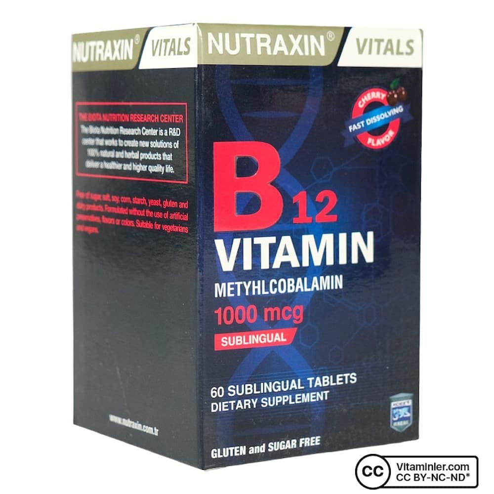 Nutraxin B12 Vitamin 1000 mcg 