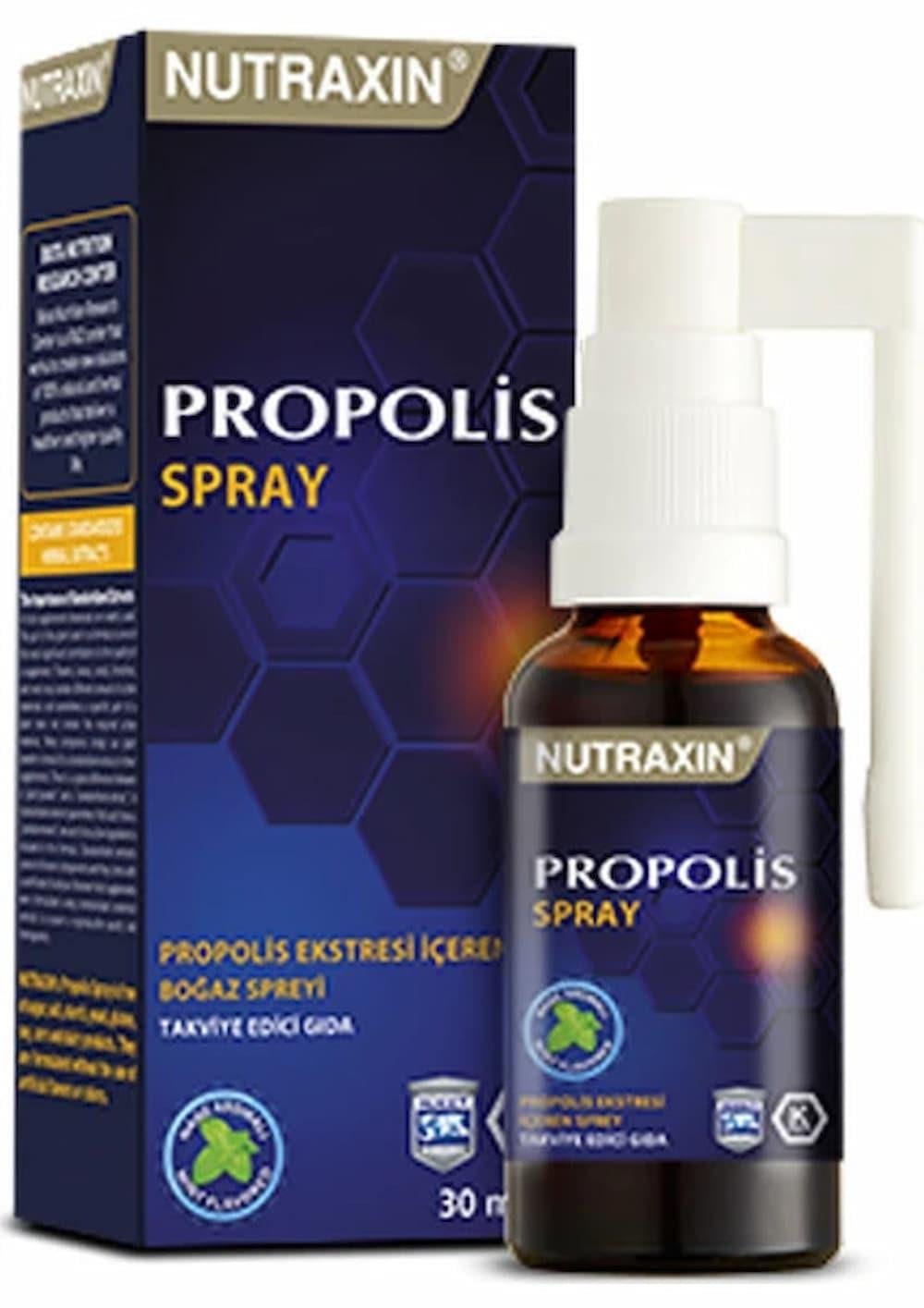 Nutraxin Propolis Sprey – 30 ml (Boğaz Spreyi)