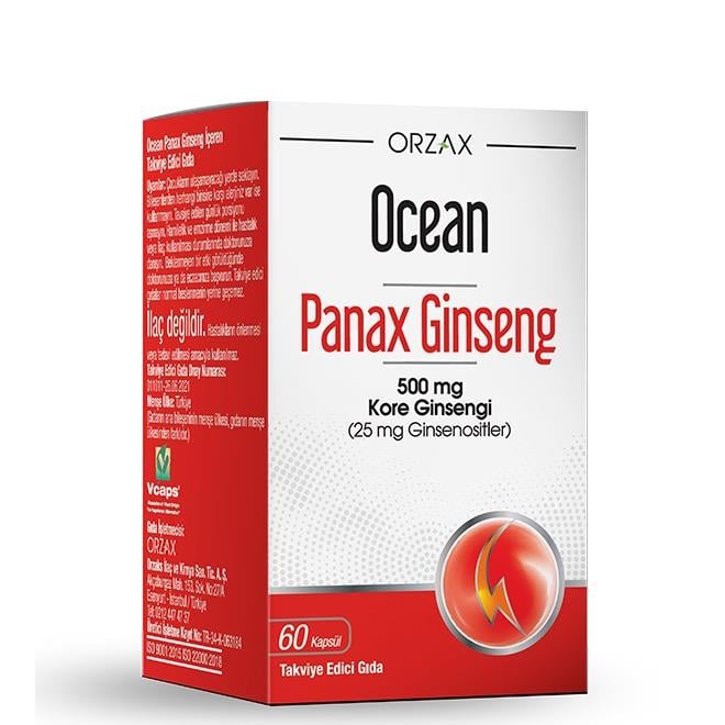 Ocean Panax Ginseng 500 mg 60 Kapsül