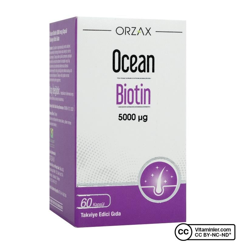 Orzax Ocean Biotin 60 Kapsül