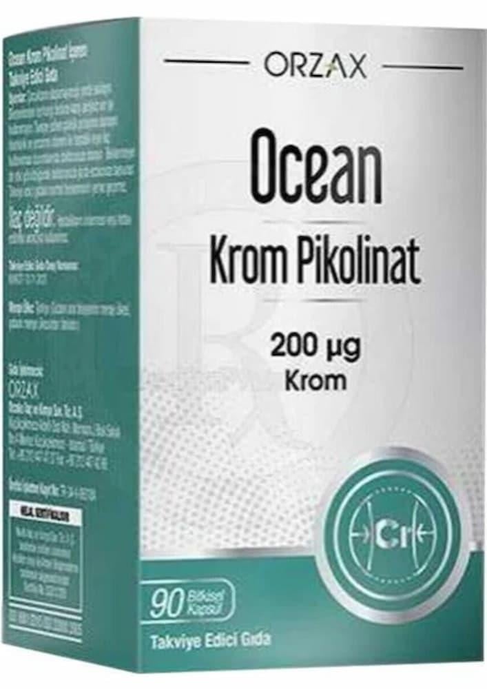 Orzax Ocean Krom Pikolinat 20 Mcg 90 Kapsül