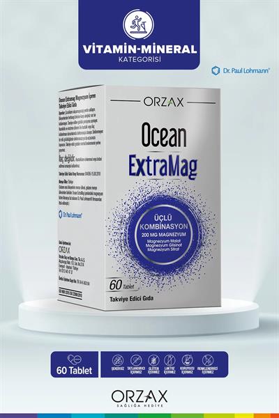Extramag 200 Mg Magnezyum Içeren Takviye Edici Gıda 60 Tablet
