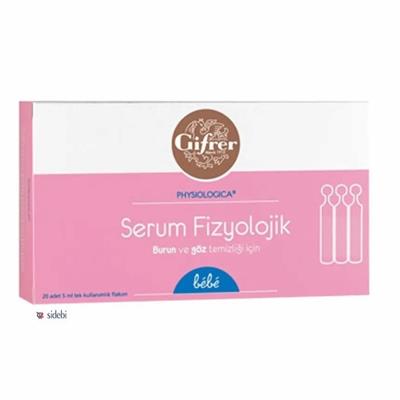 Gifrer Serum Fizyolojik (20 Tek Kullanımlık Ampul)