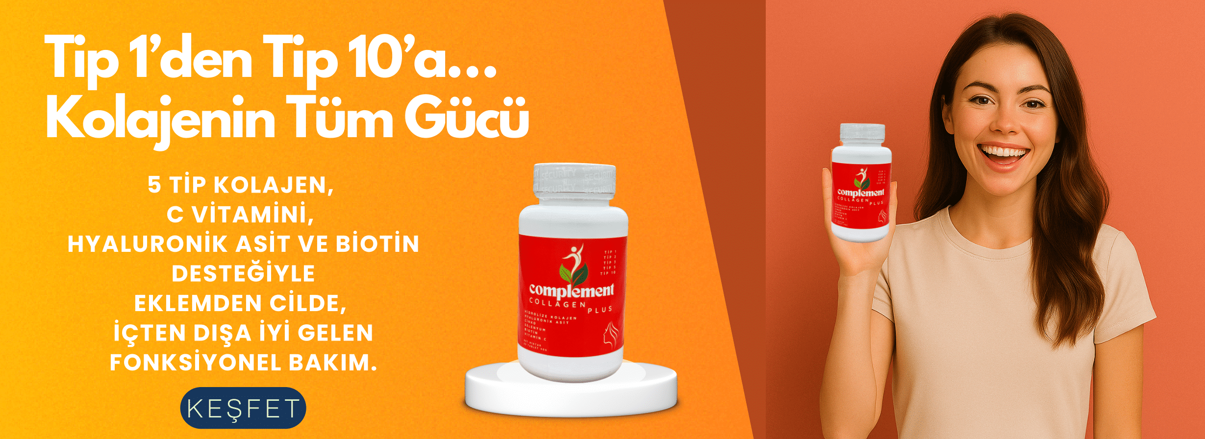 COMPLEMENT COLLAGEN PLUS 60 TABLET - bu iyi gelir