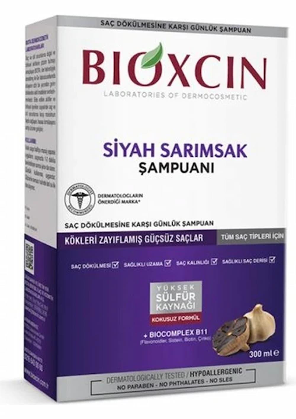 Bioxcin Siyah Sarımsak Şampuanı – 300 ml