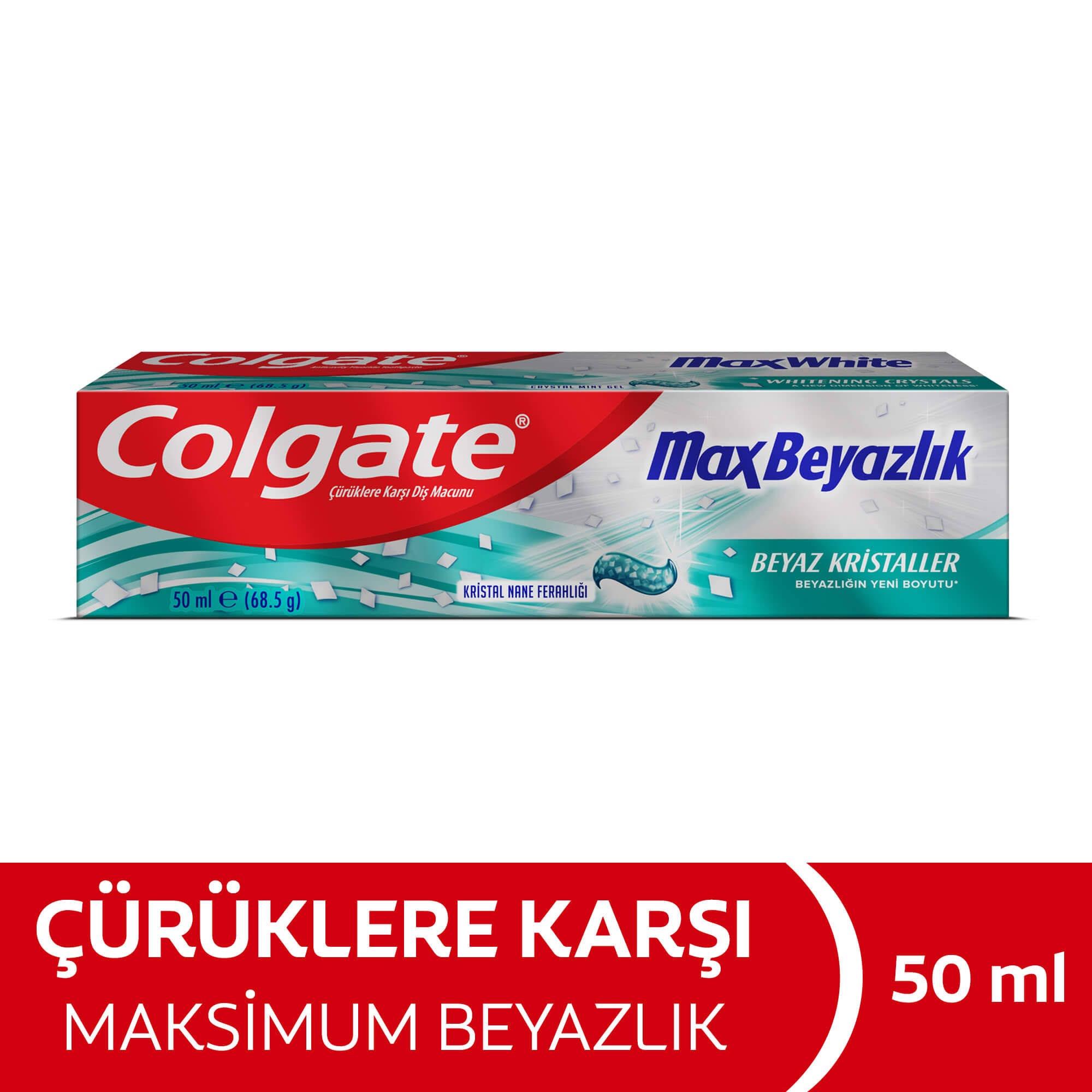 Colgate Max Beyazlık Beyazlatıcı Diş Macunu 50 Ml