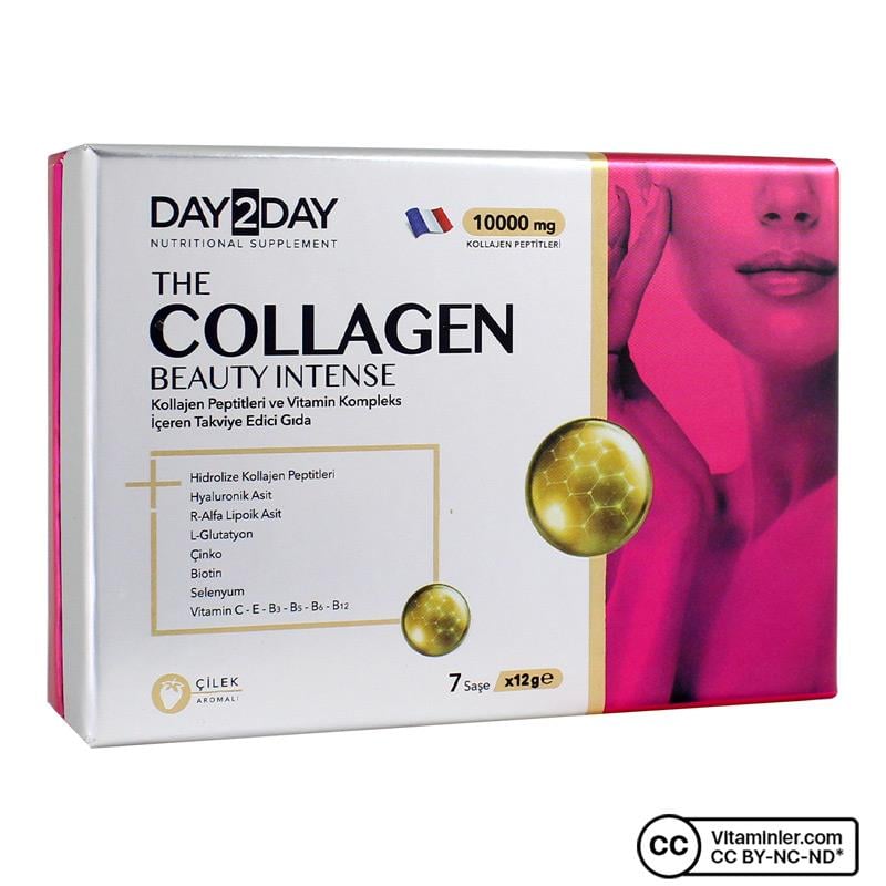 Day2Day The Collagen Beauty Intense Çilek 1000 mg 30 Saşe