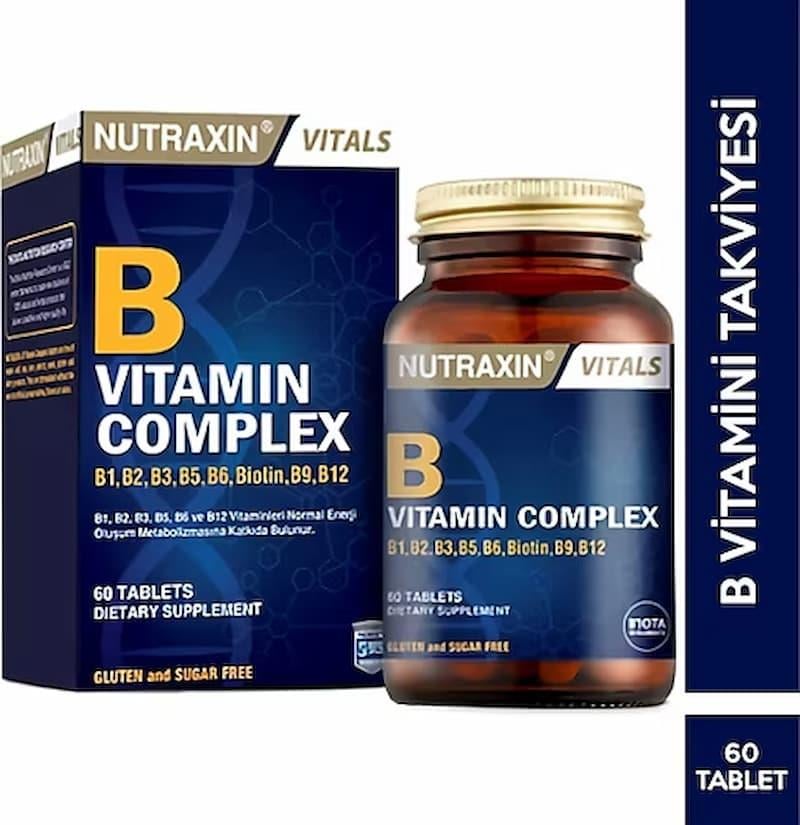 Nutraxin B Vitamin Complex 60 Tablet