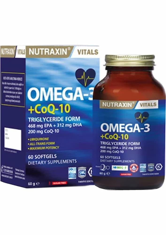 Nutraxin Omega-3 + CoQ10 – 60 Kapsül