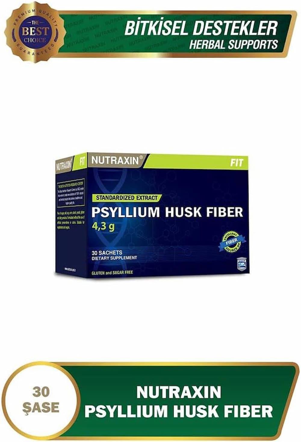 Nutraxin Psyllium Husk Fiber – 30 Saşe