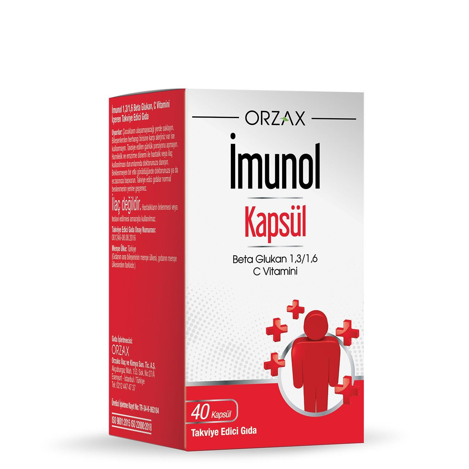 Orzax Imunol 40 Kapsül