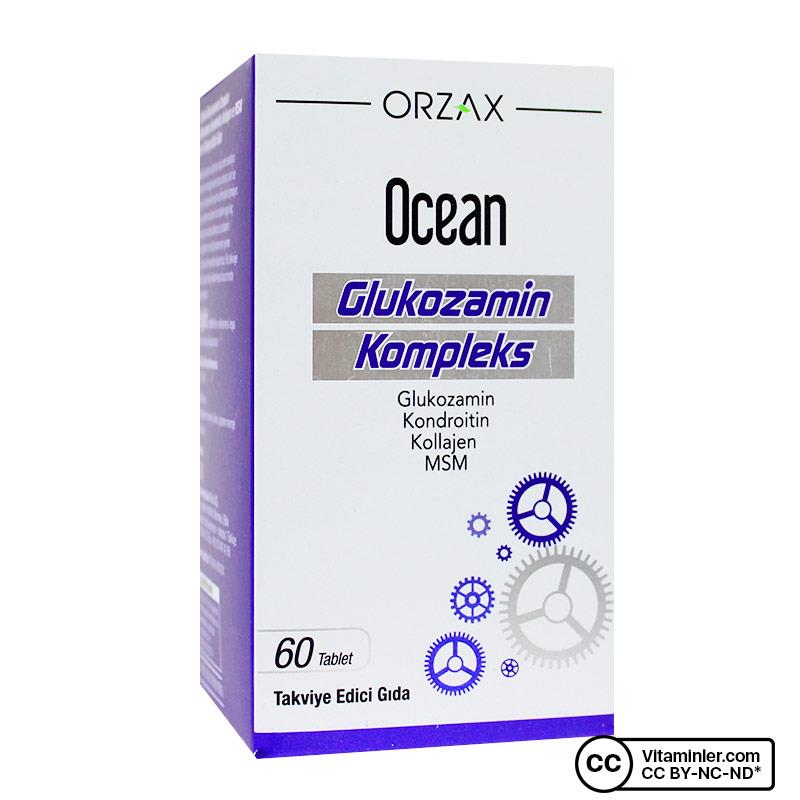 Orzax Ocean Glukozamin Kompleks 60 Tablet