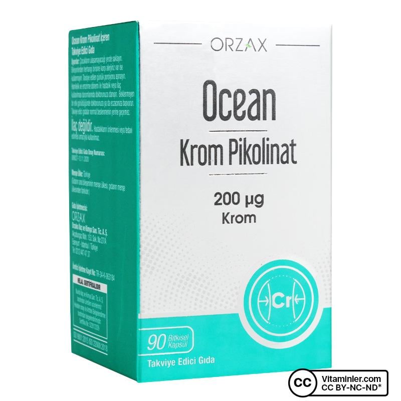Orzax Ocean Krom Pikolinat 20 Mcg 90 Kapsül