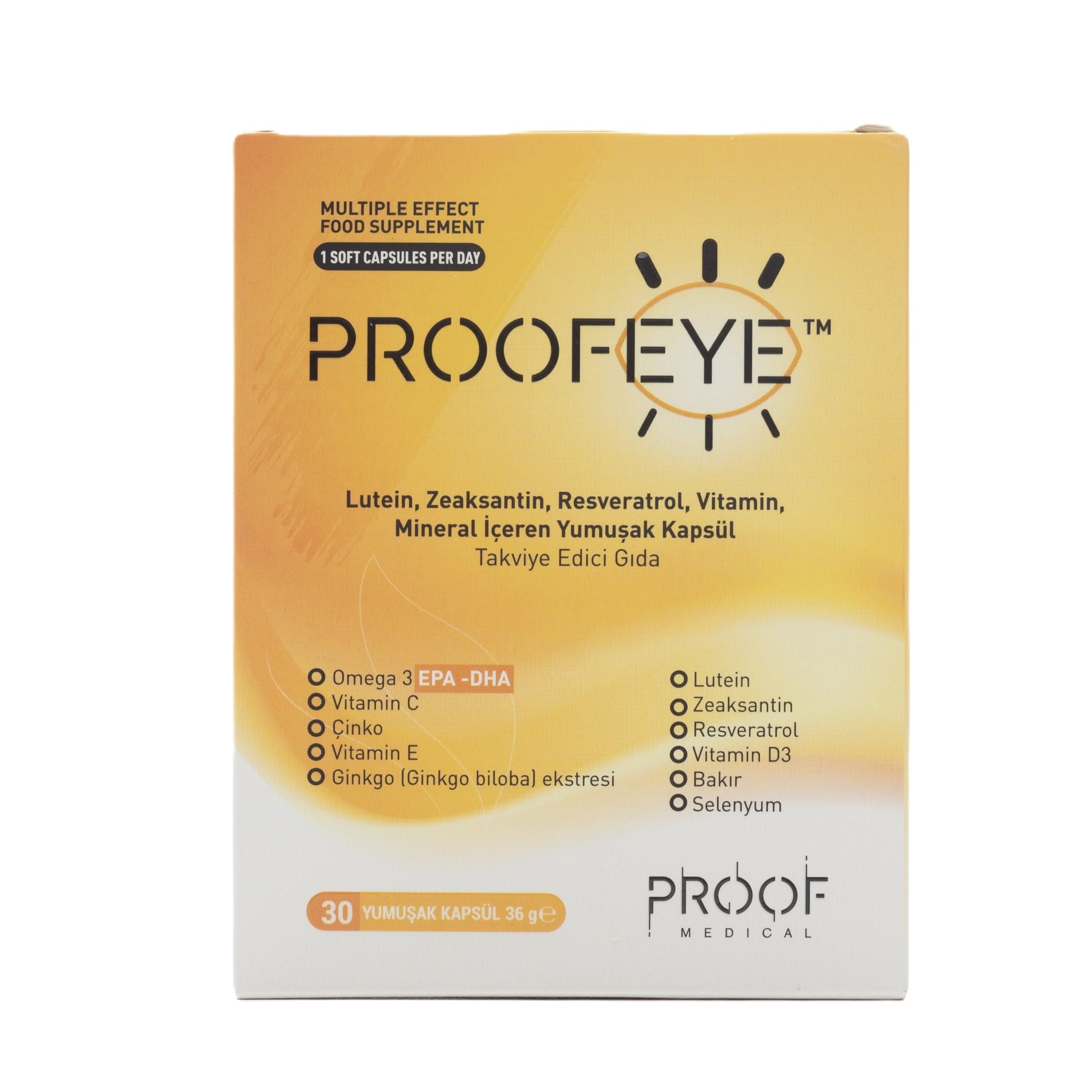 Proofeye Lutein 30 Kapsül