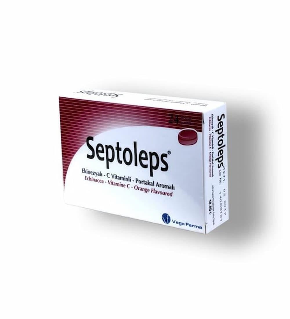 Septoleps Ekinezya – C Vitamini – Portakal Aromalı Pastil