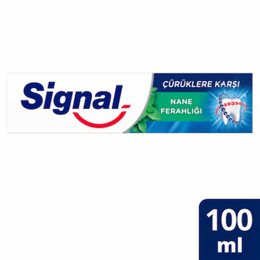Signal Çürüklere Karşı Nane Ferahlığı Diş Macunu 100 ml 
