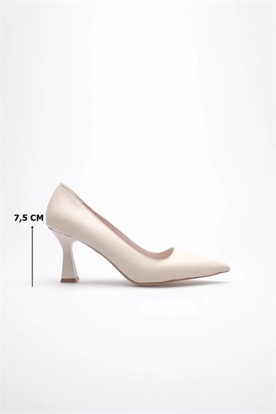 Bej Topuklu Kadın Stiletto TR20MS02C